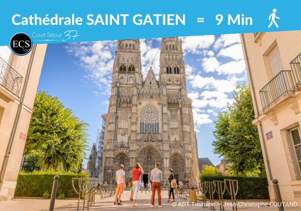 Le 6Eme Ciel De Gutenberg - Climatise Tours Exterior foto